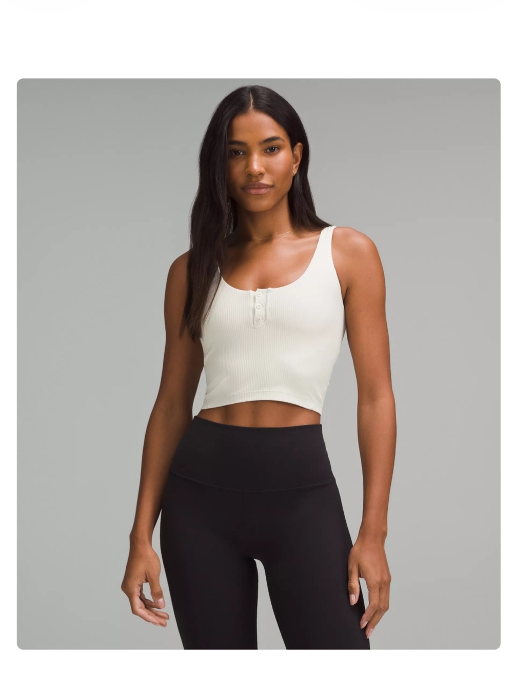 Lululemon Align Ribbed Henley Tank Top